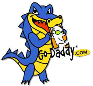 HostGator eating GoDaddy Logo HostGator eating GoDaddy Logo