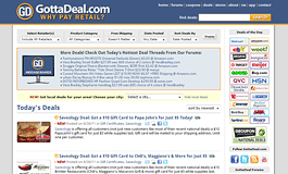 Gottadeal sites like eBay