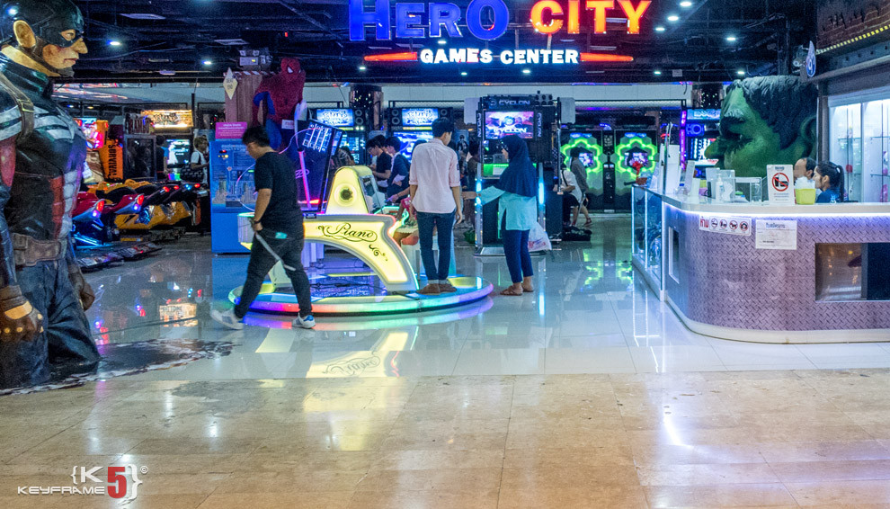 Arcade: Hero City in the entertainment area