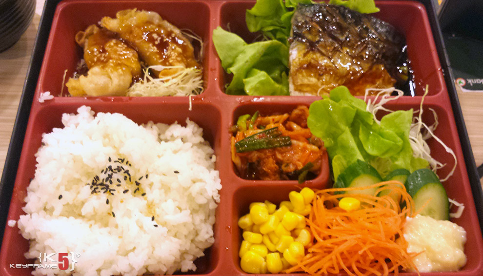 ฿240 THB - Japanese bento in Bangkok
