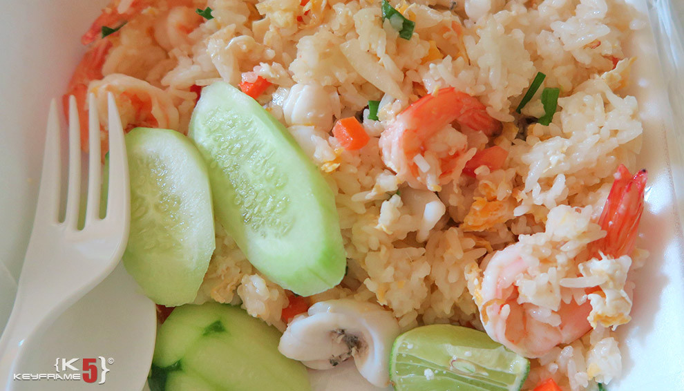 ฿50 THB - Seafood fried rice
