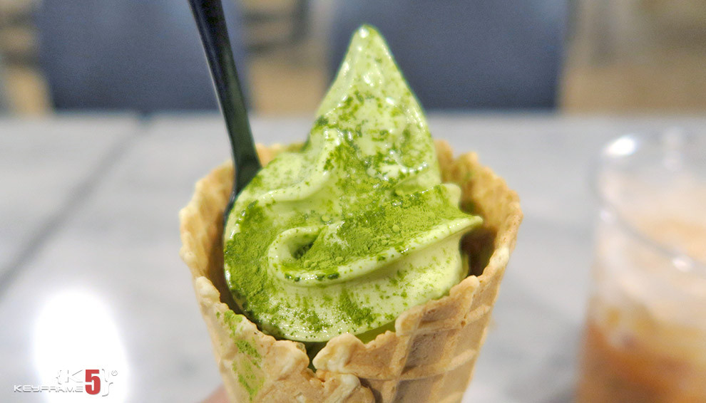 ฿45 THB - Matcha green ice cream