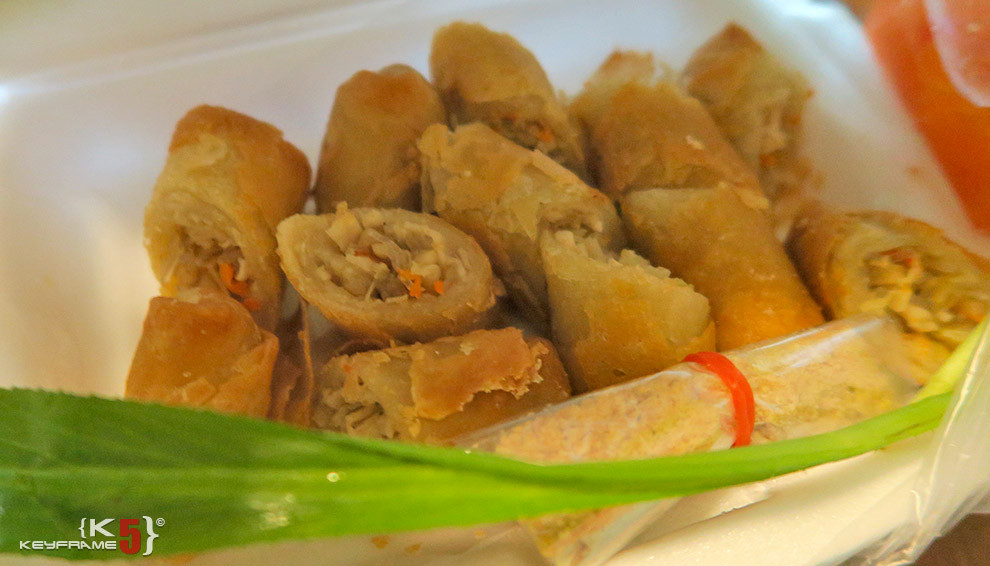 ฿50 THB - Deep fired egg rolls