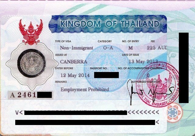 Non Immigrant OA Visa / Retirement Visa
