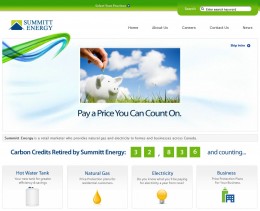 Summitt Energy Home Page 2009-2010 - No gas and electricity prices