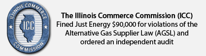 The Illinois Commerce Commission (ICC) fined Just Energy